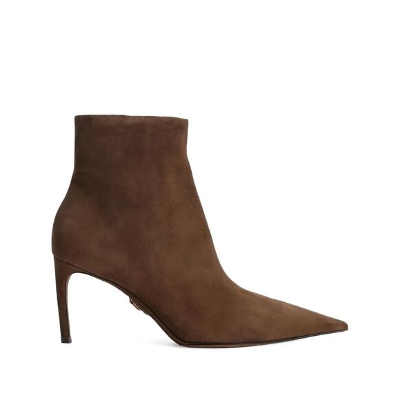 Dolce & Gabbana Women Devotion Pointed-Toe Ankle Boots 75Mm